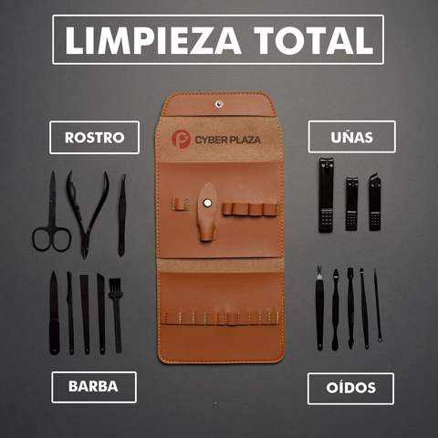 Image of Cleaning case™ - Set Premium de Limpieza Personal en Acero Inoxidable