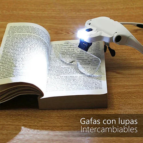 Image of Gafas con lupas magnificadoras