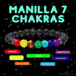 Pulsera 7 chakras