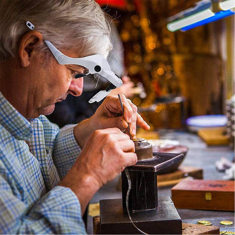 Image of Gafas con lupas magnificadoras