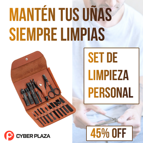 Image of Cleaning case™ - Set Premium de Limpieza Personal en Acero Inoxidable